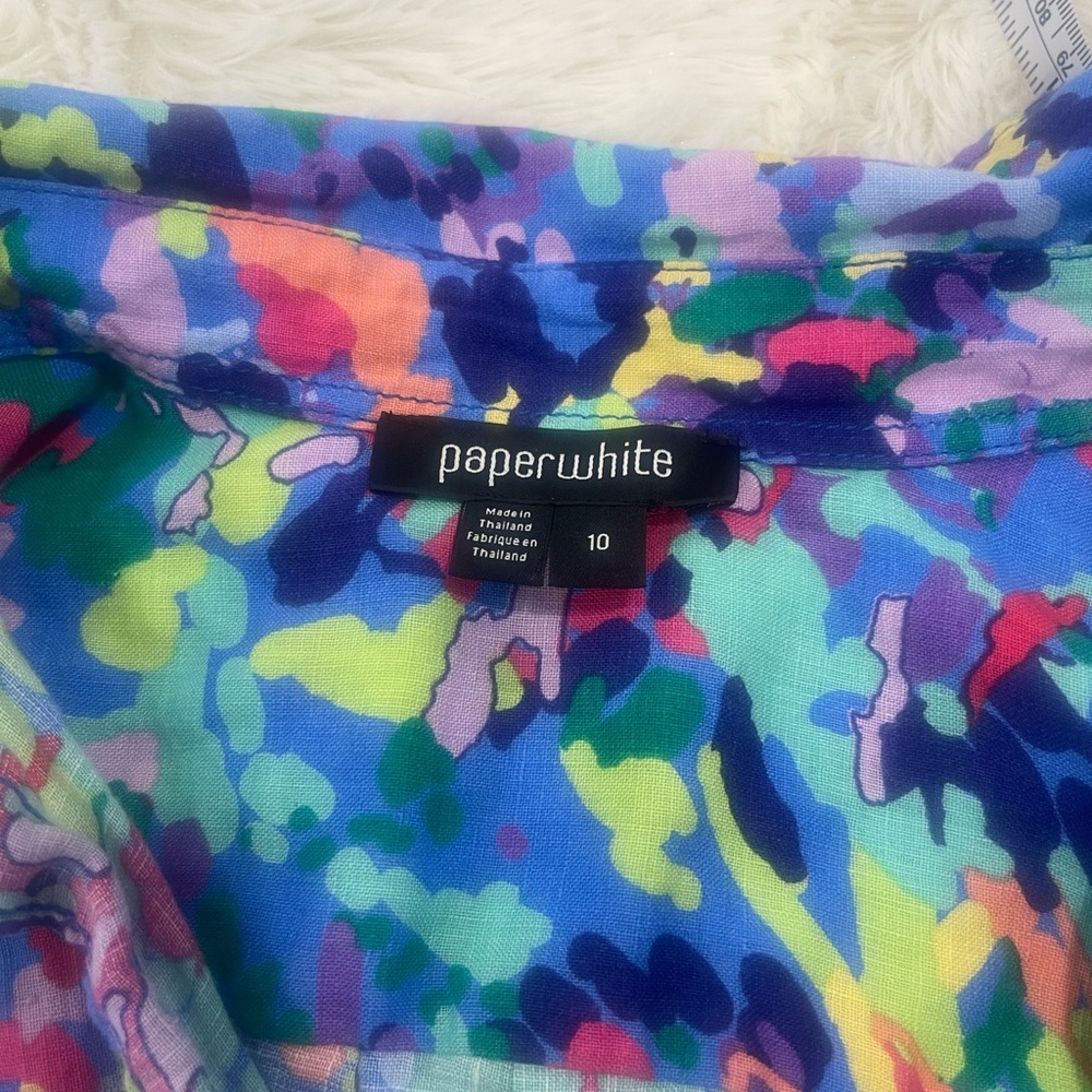 Colorful Abstract Print Mini Dress - Picture 6 of 9